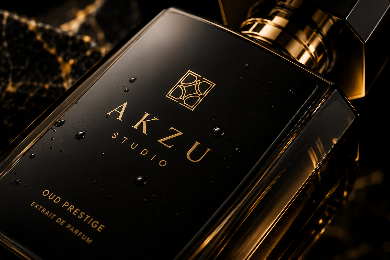 Luxury Perfume Campaign - Detay / materyal yakın çekim